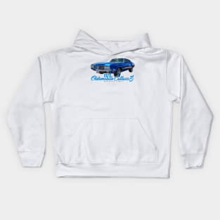 1970 Oldsmobile Cutlass S Hardtop Coupe Kids Hoodie